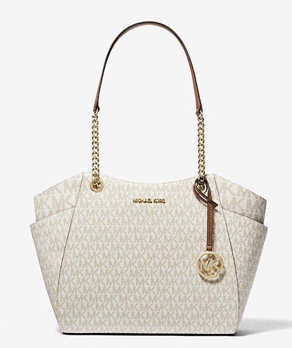 Bolsa MK - Jet Set Large Signature Logo Shoulder Bag