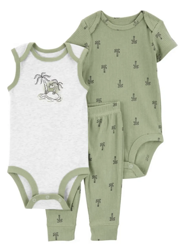 Conjunto Carters - Trio, Roupa Bebê, Body, Calça - 18 meses