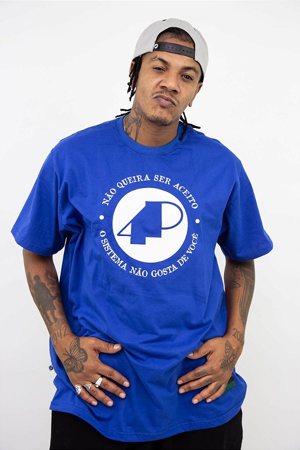Camiseta N.Q.S.A  - Azul