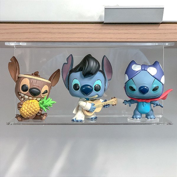 Suporte De Teto P/ 3 Funko Pop - C/ Fundo