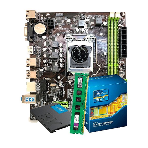 Kit Upgrade I5 3470, Easy H61, SSD 240, DDR3, 8GB 1333MHz