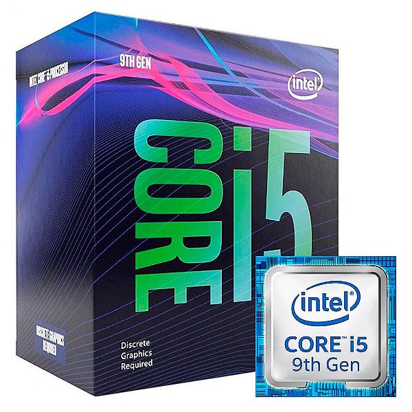 Processador Intel Core i5-9400F Coffee Lake, Cache 9MB, 2.9GHz (4.1GHz Max Turbo), LGA 1151, Sem Vídeo - BX80684I59400F