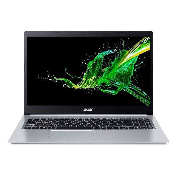 Notebook Acer Aspire 5 Intel Core i5-10210U, 4GB RAM, SSD 256GB NVMe, 15.6 Full HD, UHD Graphics, Endless, Prata - A515-54-5526