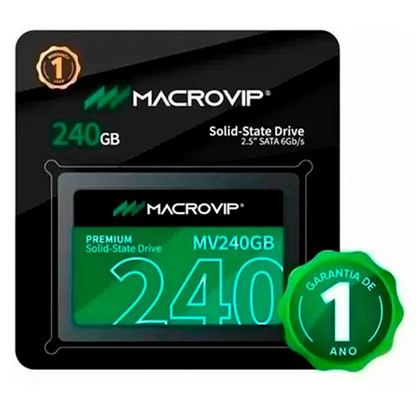 SSD 240 GB - MACROVIP - 2.5" SATA 6Gb/s