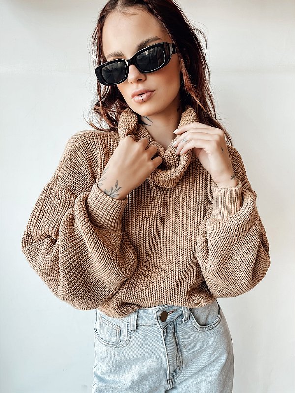 CROPPED TRICOT MANNY CAPUCCINO