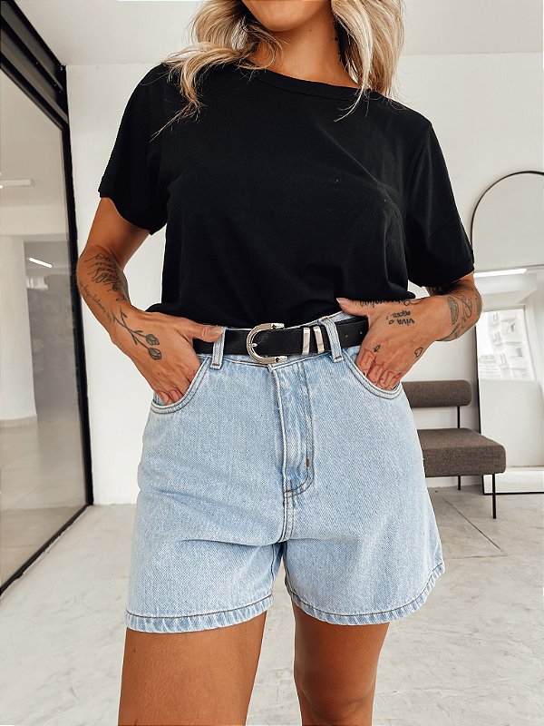 SHORT BERMUDINHA JEANS