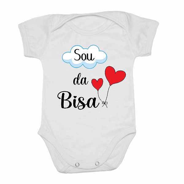 Body Bebê Personalizado - Sou da Bisa