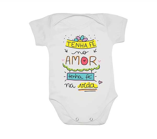 Body Bebê Personalizado - Frase