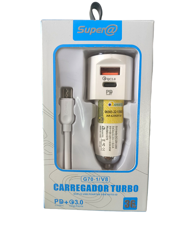 Carregador Turbo Veicular: Potência e Tecnologia para Recarga Rápida!