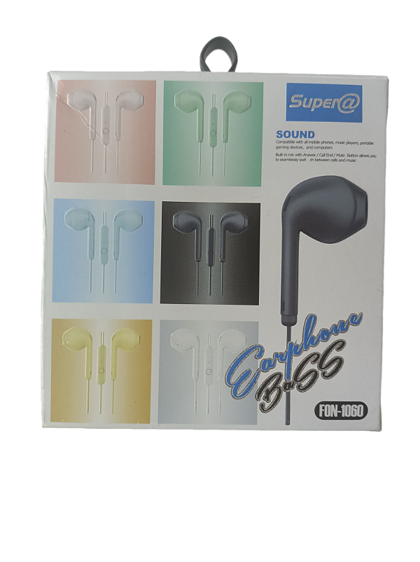 Fone de Ouvido com Microfone Supera