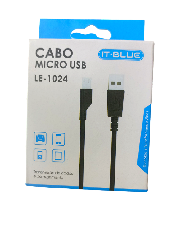 Micro Cabo USB LE-1024 IT-Blue V8