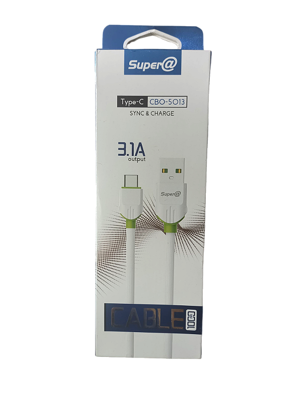 Cabo USB Tipo T-C Supera CBO-5O13 3.1A