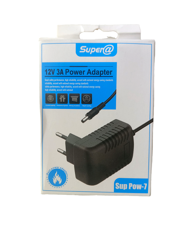Fonte Adaptador de Alimentação 12V 3A SUP POW-7