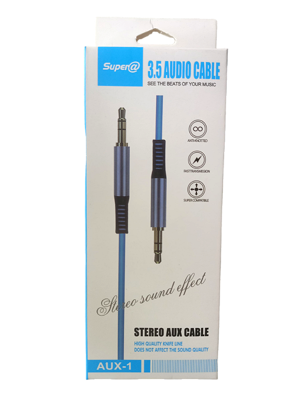 Cabo Auxiliar 3,5mm P2 Supera