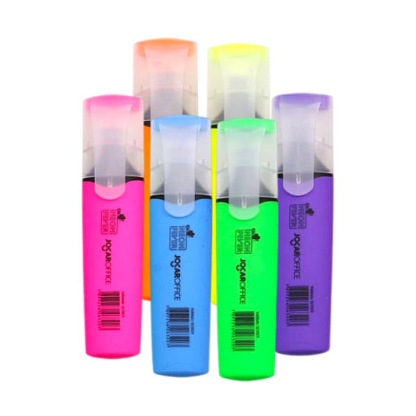 Marca Texto Neon Jocar Office Cores Intensas