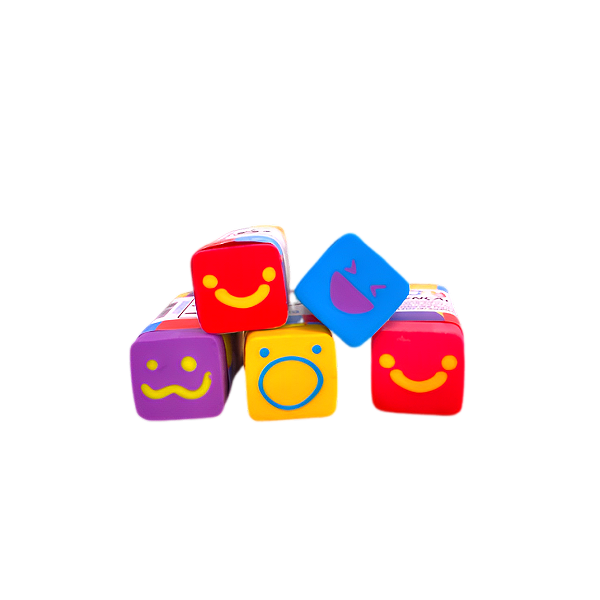 BORRACHA CUBO DECORADA JOY