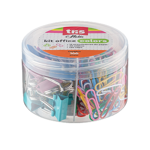 Kit Multi Set Holic Office Colors 166 Peças
