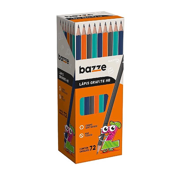 Lápis Graf Bazze HB Sext a unidade