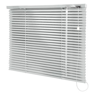 Cortina - Persiana Horizontal Cinza Alumínio Inúmeros tamanhos, sala, escritório e sacada