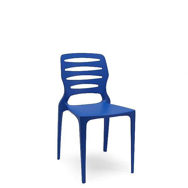 Cadeira Ville Fixa 4 Pés Empilhável