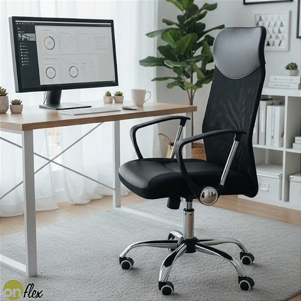 Cadeira Smart Preta Ergonômica