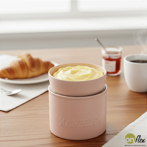 Manteigueira Francesa em Bambu