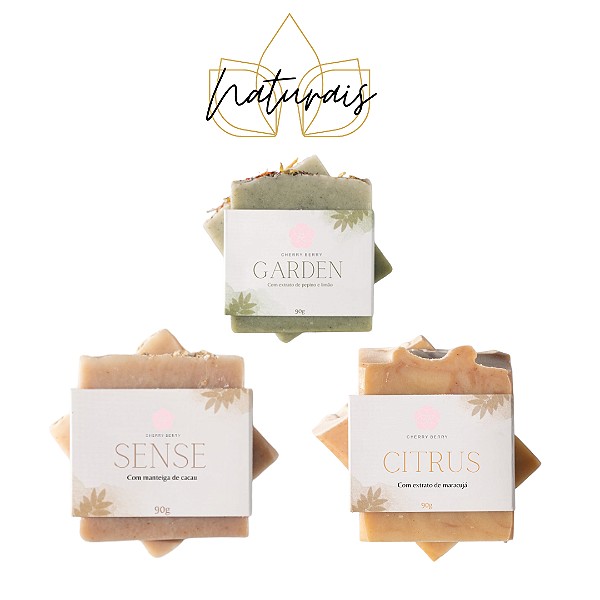Kit sabonetes naturais
