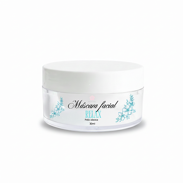 Relax máscara facial pele seca