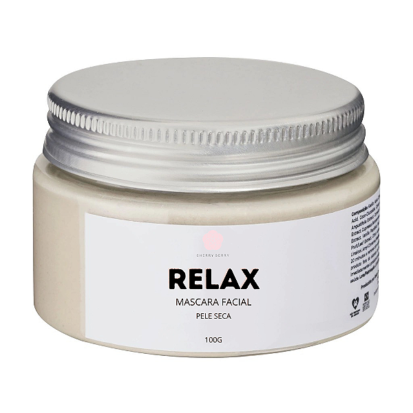 Relax máscara facial pele seca