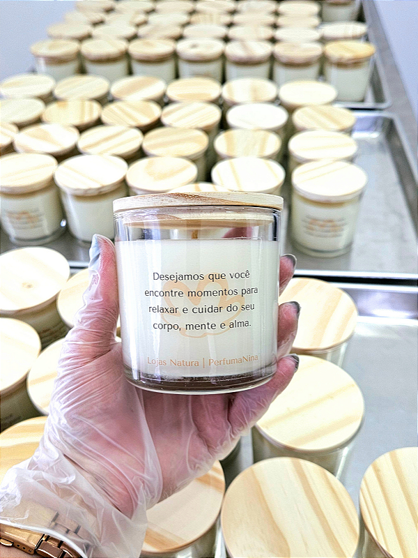 VELA VIDRO 180G - Personalizada