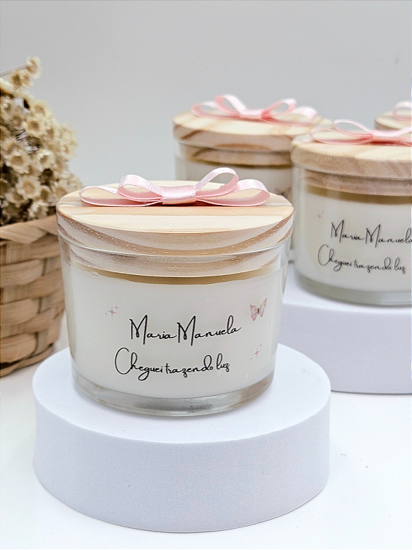 VELA VIDRO 100G - Personalizada