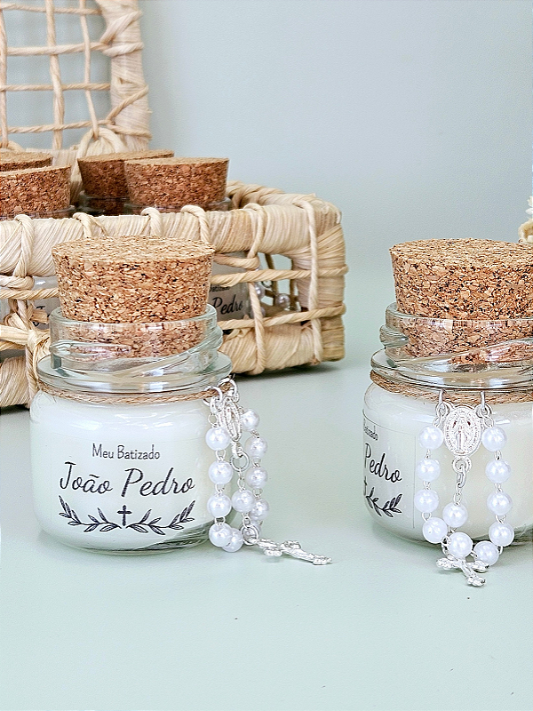 MINI VELA 30G COM TERÇO - Personalizada