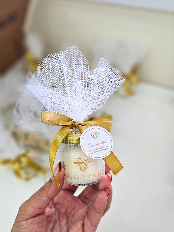 MINI VELA 30G + TULE - Personalizada