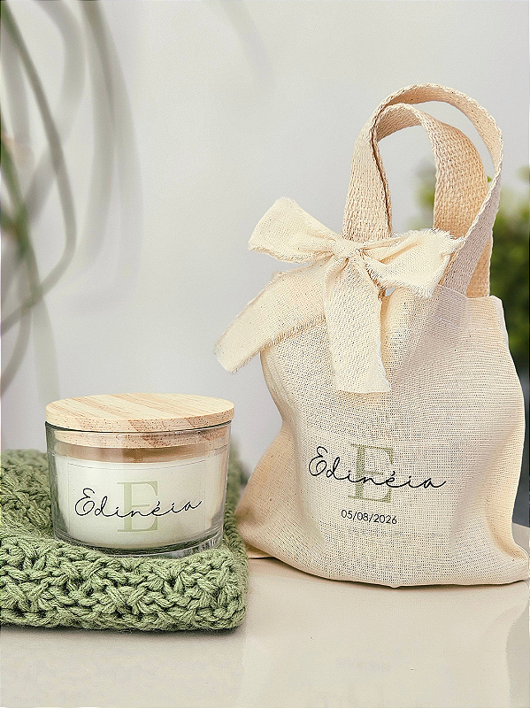 VELA VIDRO 100G + MINI ECOBAG - Atacado