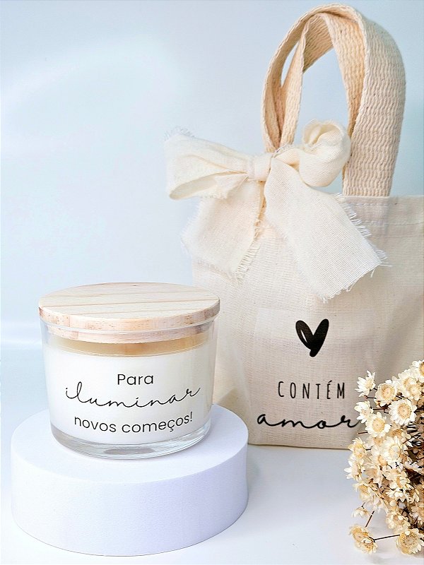 VELA VIDRO 100G + MINI ECOBAG - modelo1