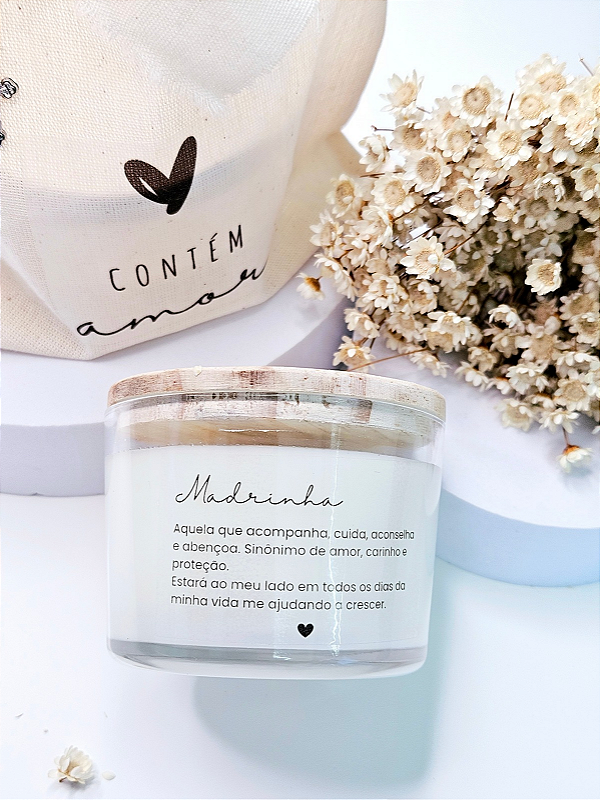 VELA PADRINHOS (Sacramentos) + Mini Eco Bag