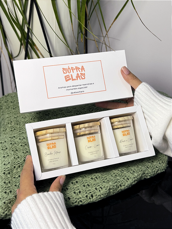 Kit 3 VELAS 50g -Personalize