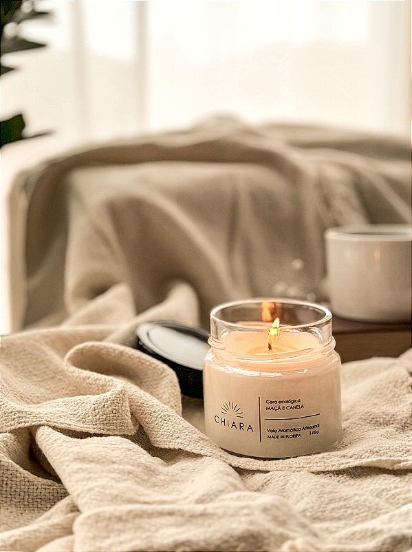 VELA PERFUMADA - MAÇÃ E CANELA (CANELA SPICY)