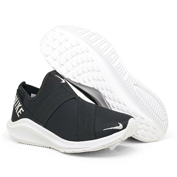 Tênis Meia Nike Slip On Sem Cadarço Elástico Preto - Loja de Calçados  Online | THOWS