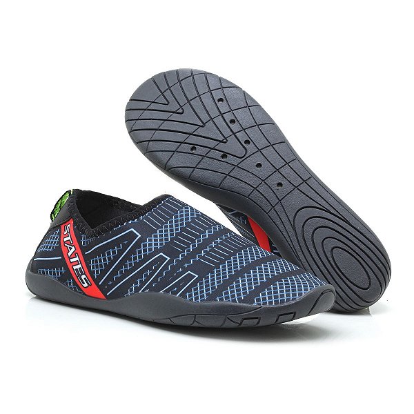 Sapatilha Neoprene Aquática Unissex Preto
