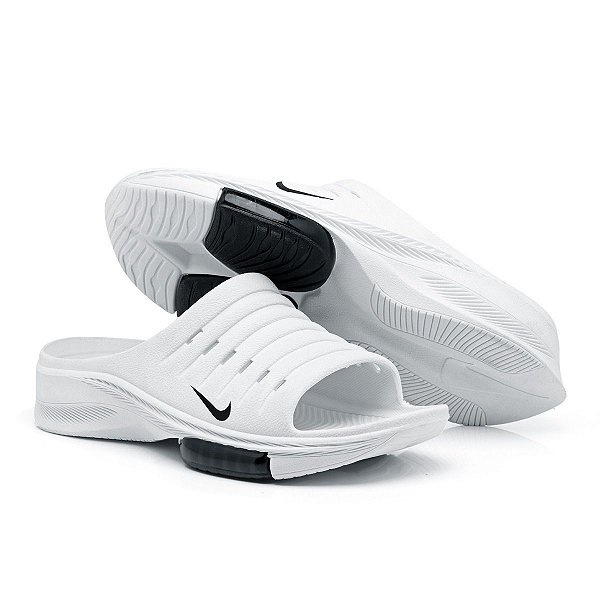 Chinelo Slide Nike Zoom Masculino Sandália Branco Preto - Loja de Calçados  Online | THOWS