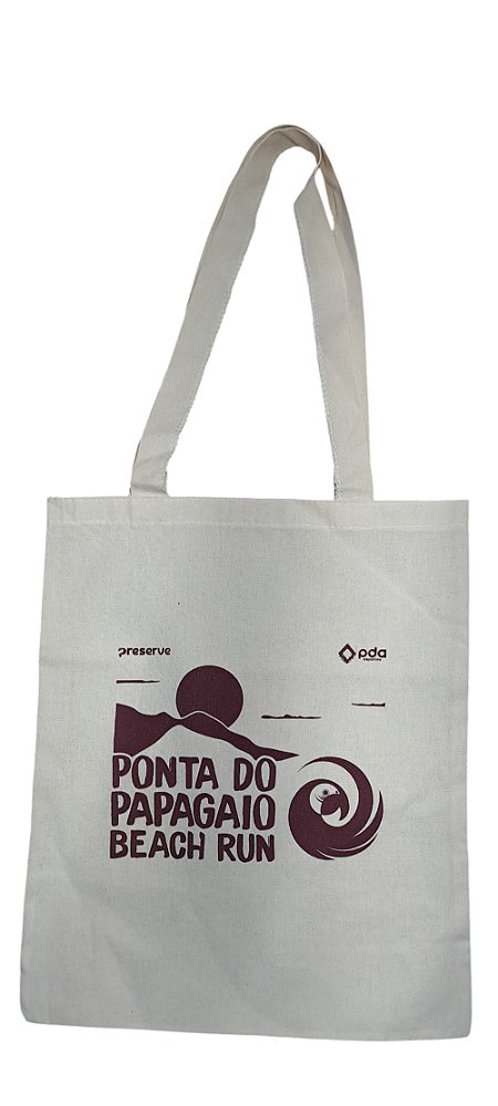 Sacola Ecológica Pequena kit do atleta 2023 - Ponta do Papagaio Beache Run