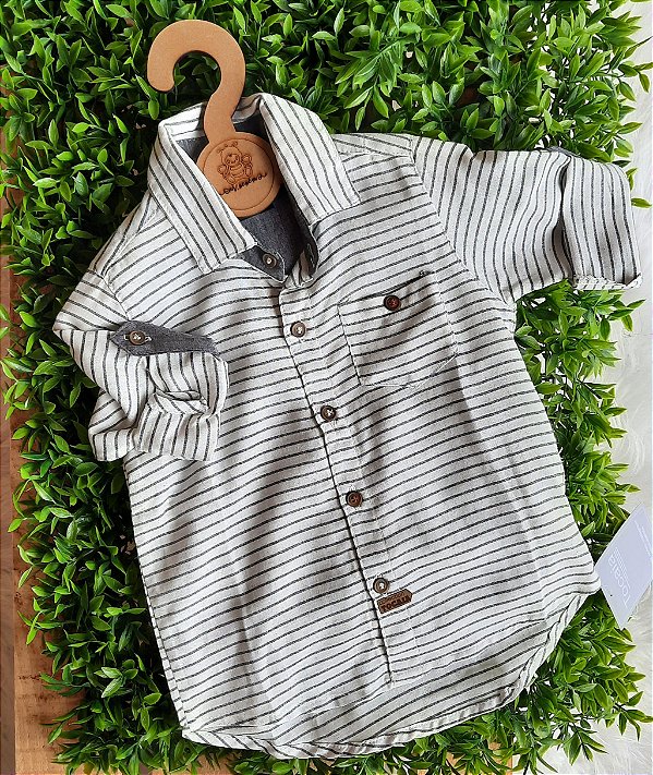 blusa social para bebê