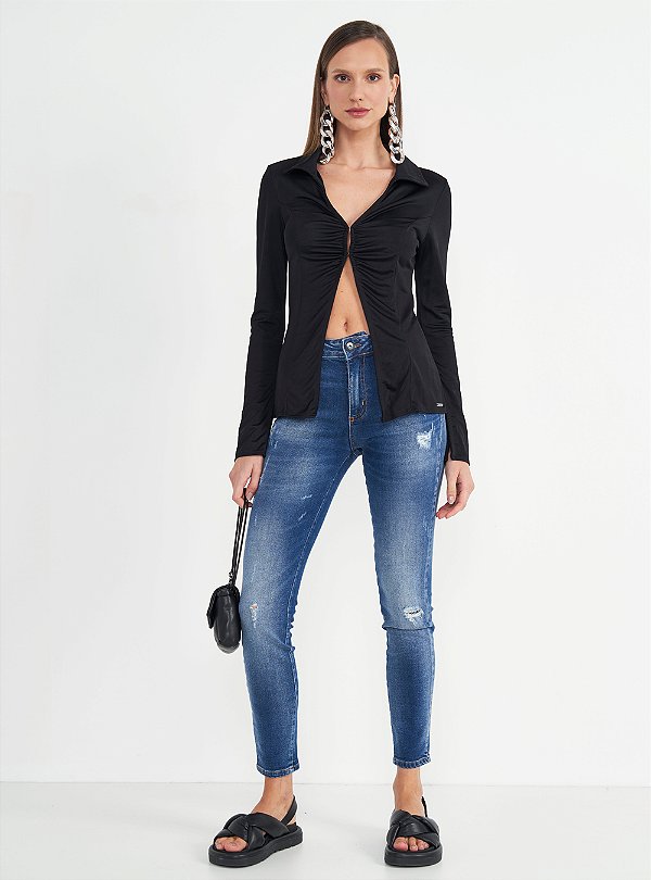 CALCA COLCCI JEANS BIA INDIGO 38
