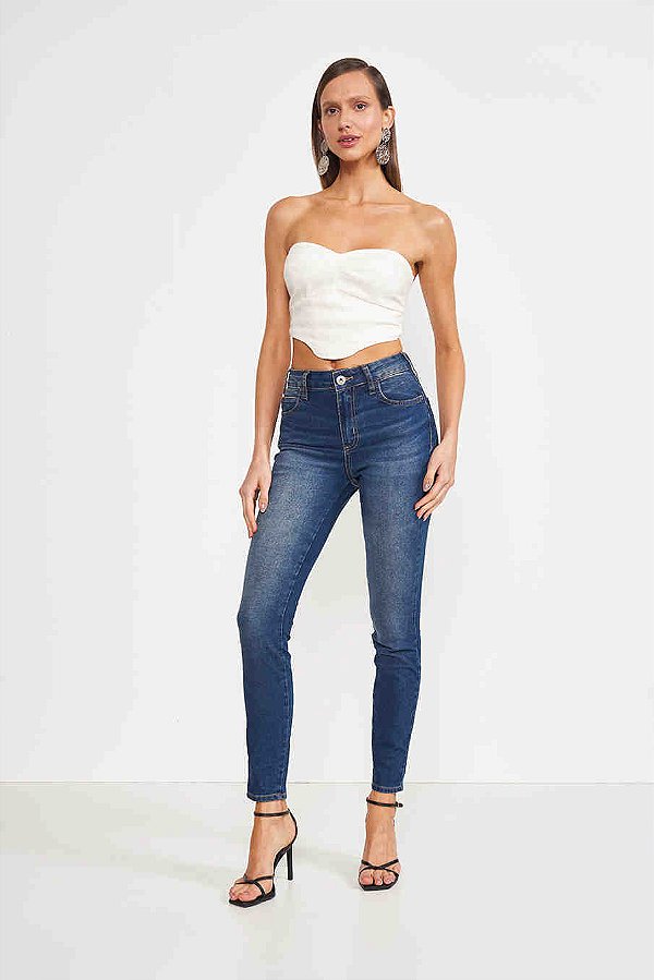 CALÇA JEANS COLCCI BIA INDIGO 42