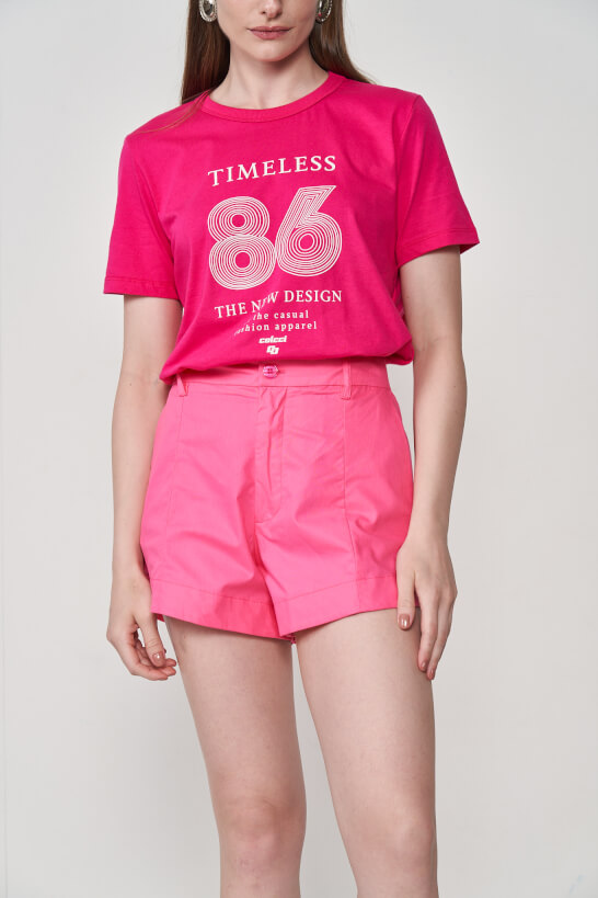 CAMISETA COLCCI ROSA DEEP PINK P