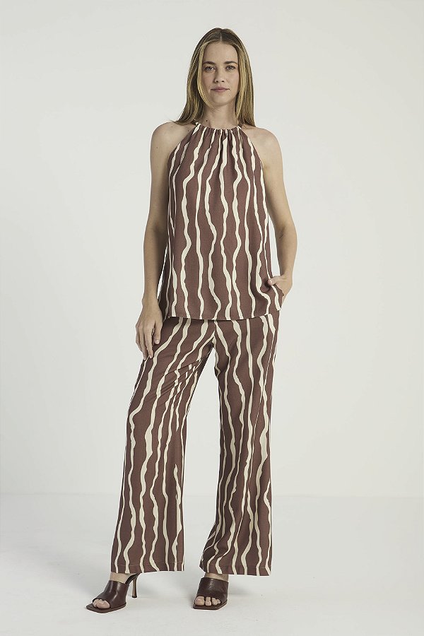 CALÇA MY PLACE EST ANIMAL STRIPE G