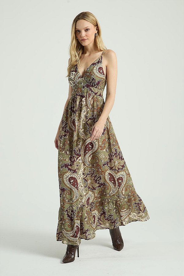 VESTIDO MY PLACE EST MAXI CASHMERE M