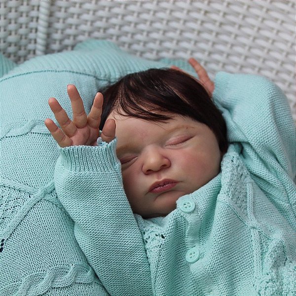 Bebê Reborn Laura Menino Recém Nascido