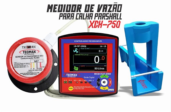 Medidor de vazão Calha Parshall